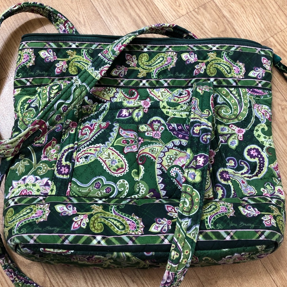 Vera Bradley • Chelsea Green bag tote